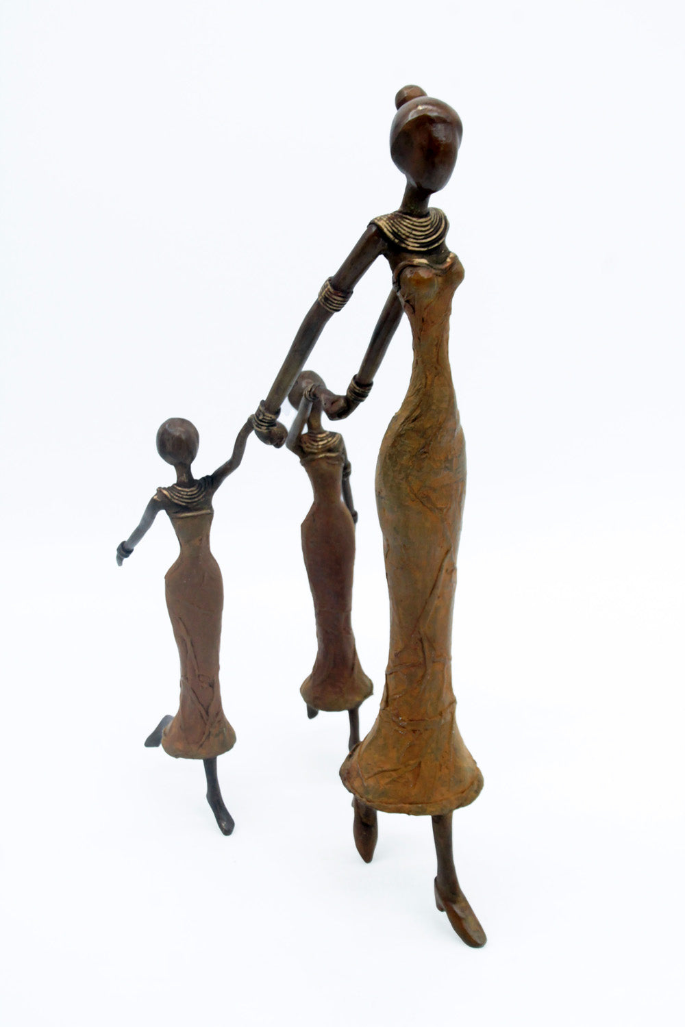 Bronze Mohamadi Dermé 30 cm marron n°6 Bronzes d'Afrique