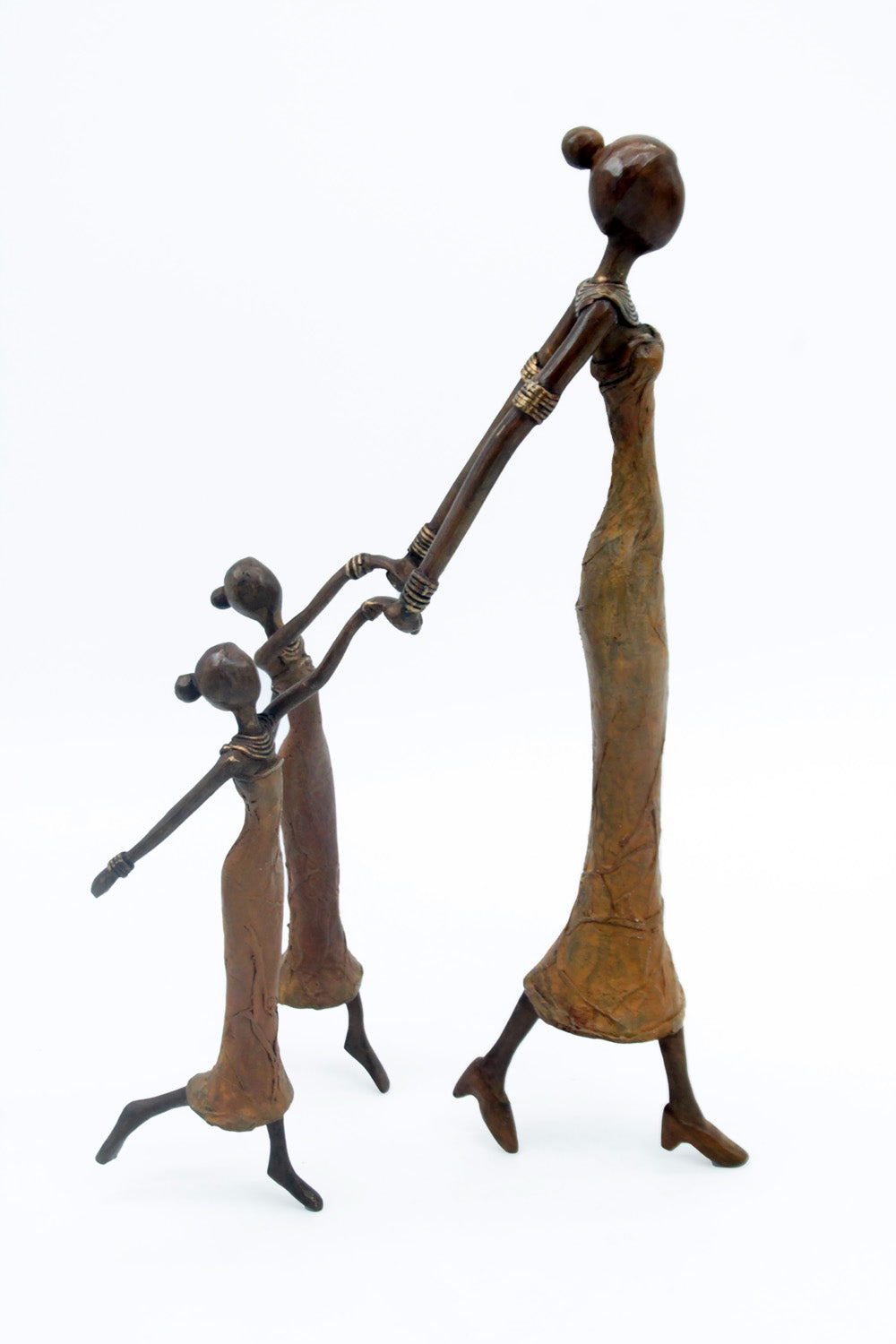 Bronze Mohamadi Dermé 30 cm marron n°6 Bronzes d'Afrique