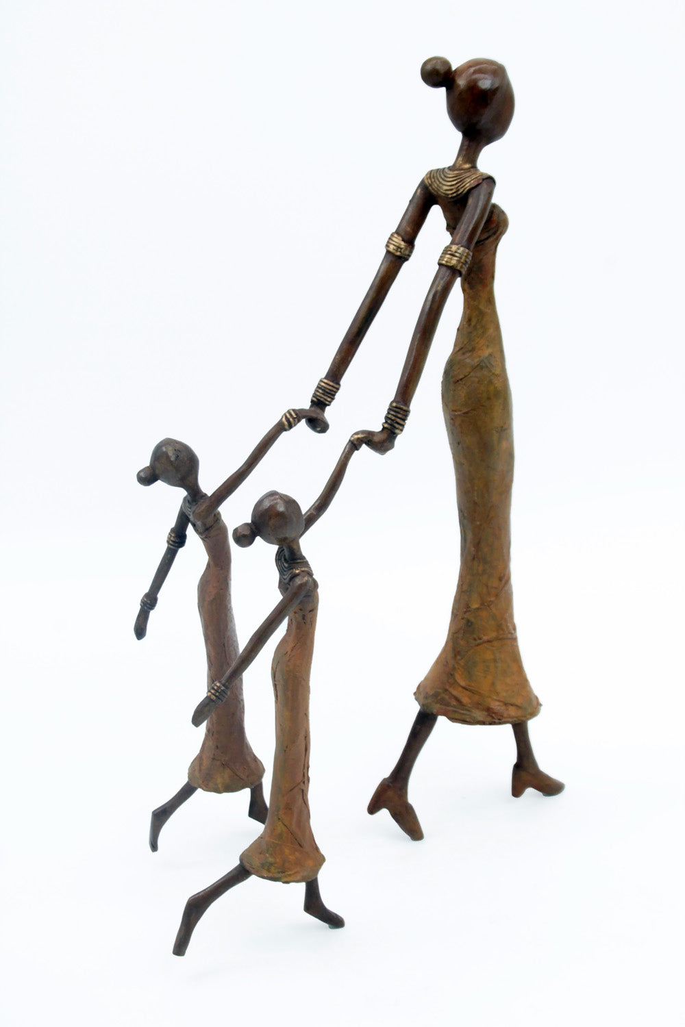 Bronze Mohamadi Dermé 30 cm marron n°6 Bronzes d'Afrique