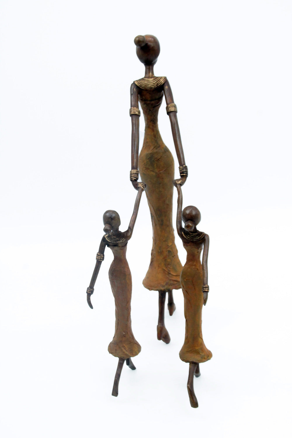 Bronze Mohamadi Dermé 30 cm marron n°6 Bronzes d'Afrique