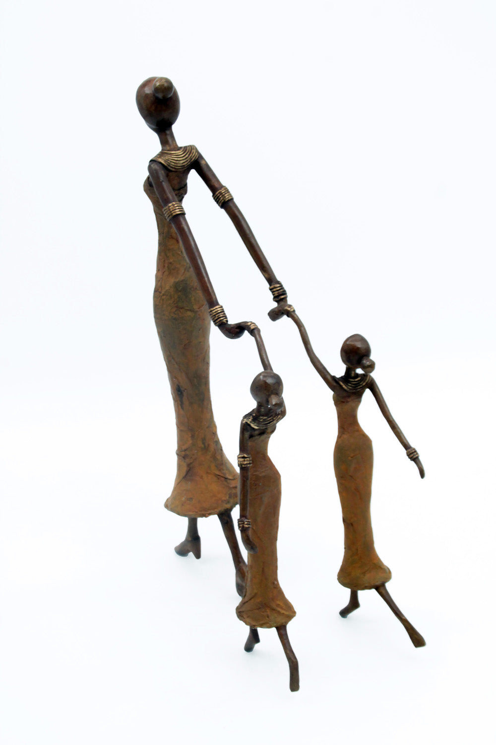 Bronze Mohamadi Dermé 30 cm marron n°6 Bronzes d'Afrique