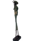 Touareg 55 cm vert n°4 Bronzes d'Afrique
