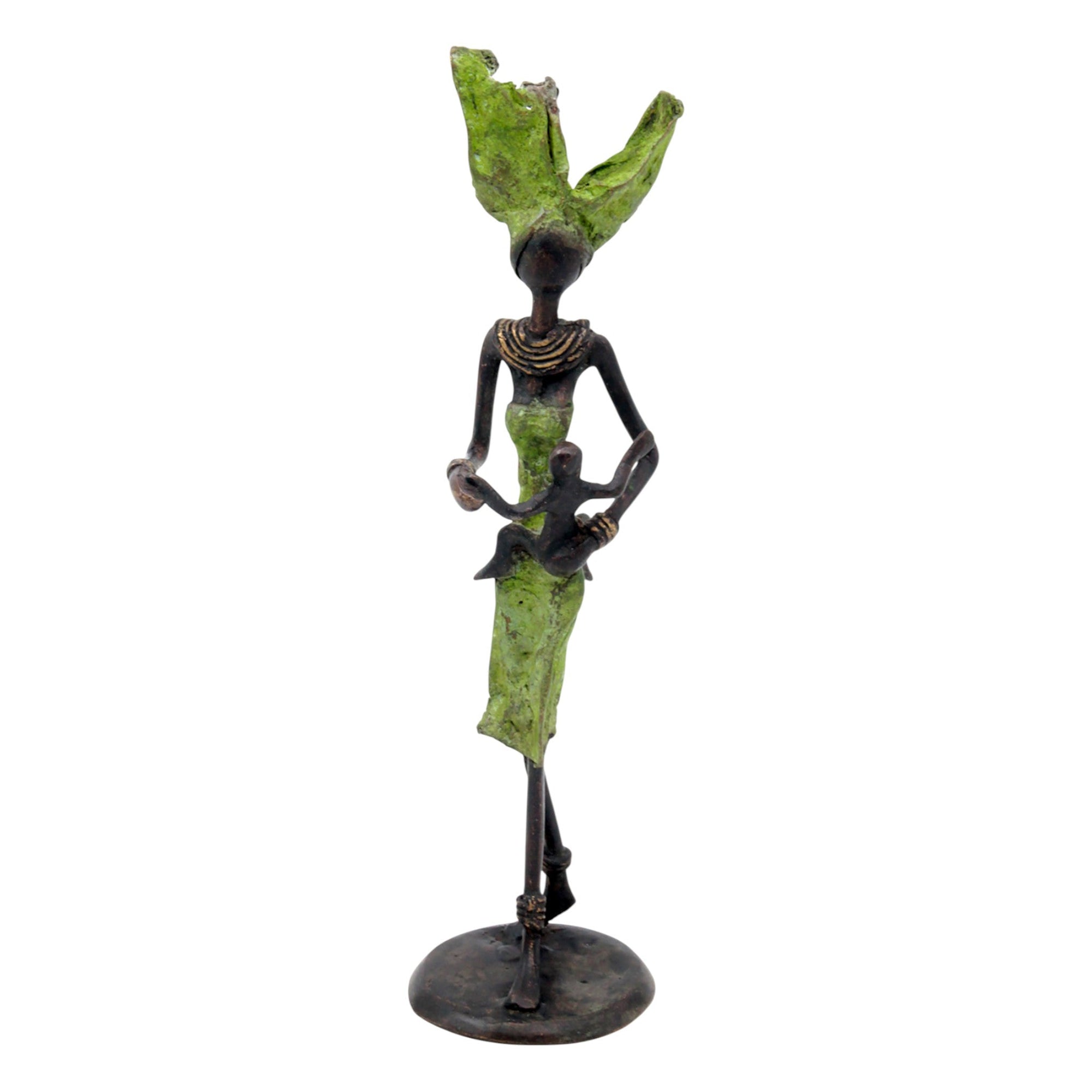 Bronze 25 cm vert n°9