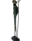 Touareg 55 cm vert n°4 Bronzes d'Afrique