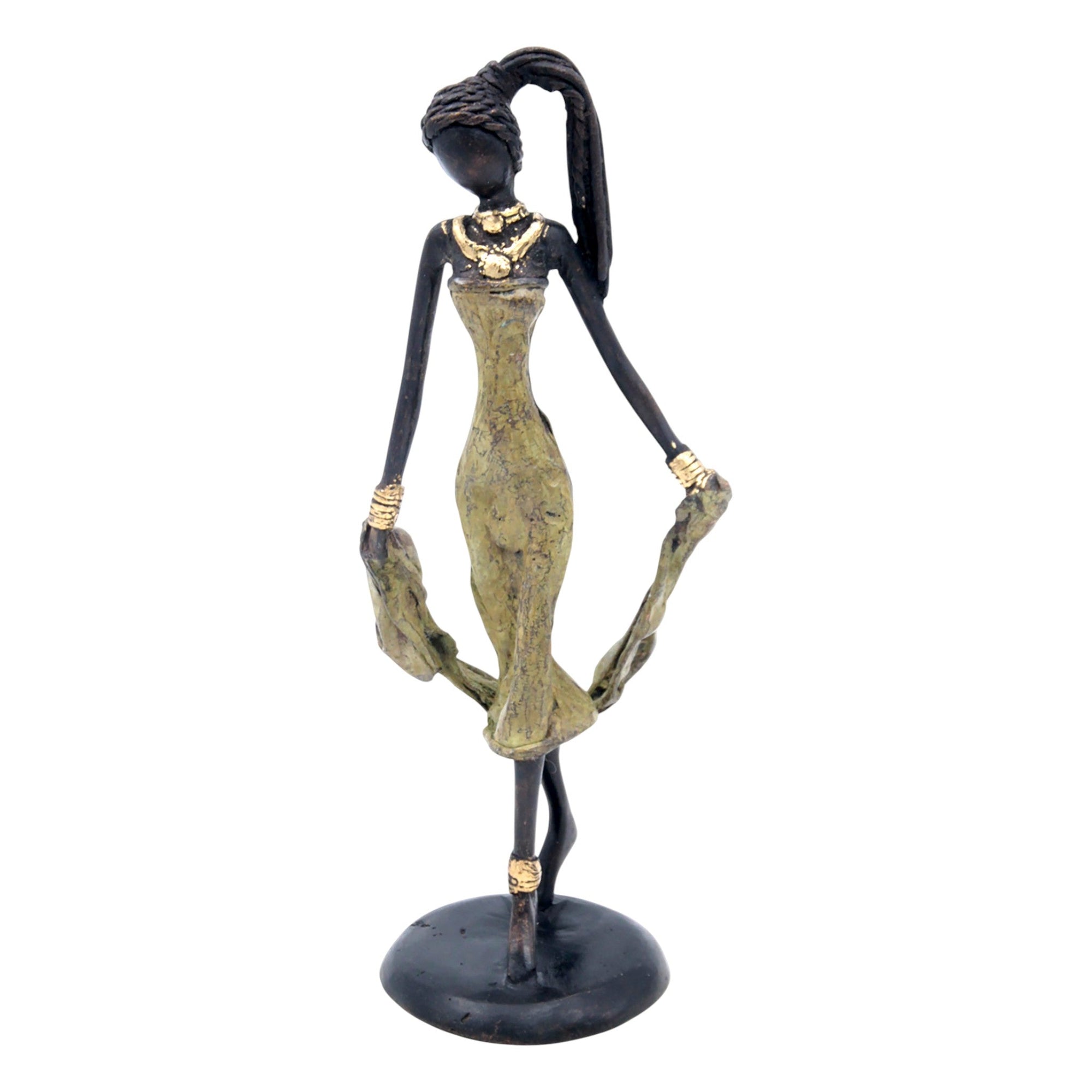 Bronze 25 cm vert n°13