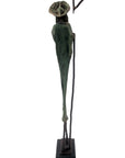 Touareg 55 cm vert n°4 Bronzes d'Afrique