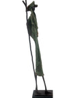 Touareg 55 cm vert n°4 Bronzes d'Afrique