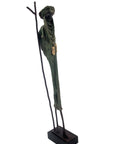 Touareg 55 cm vert n°4 Bronzes d'Afrique