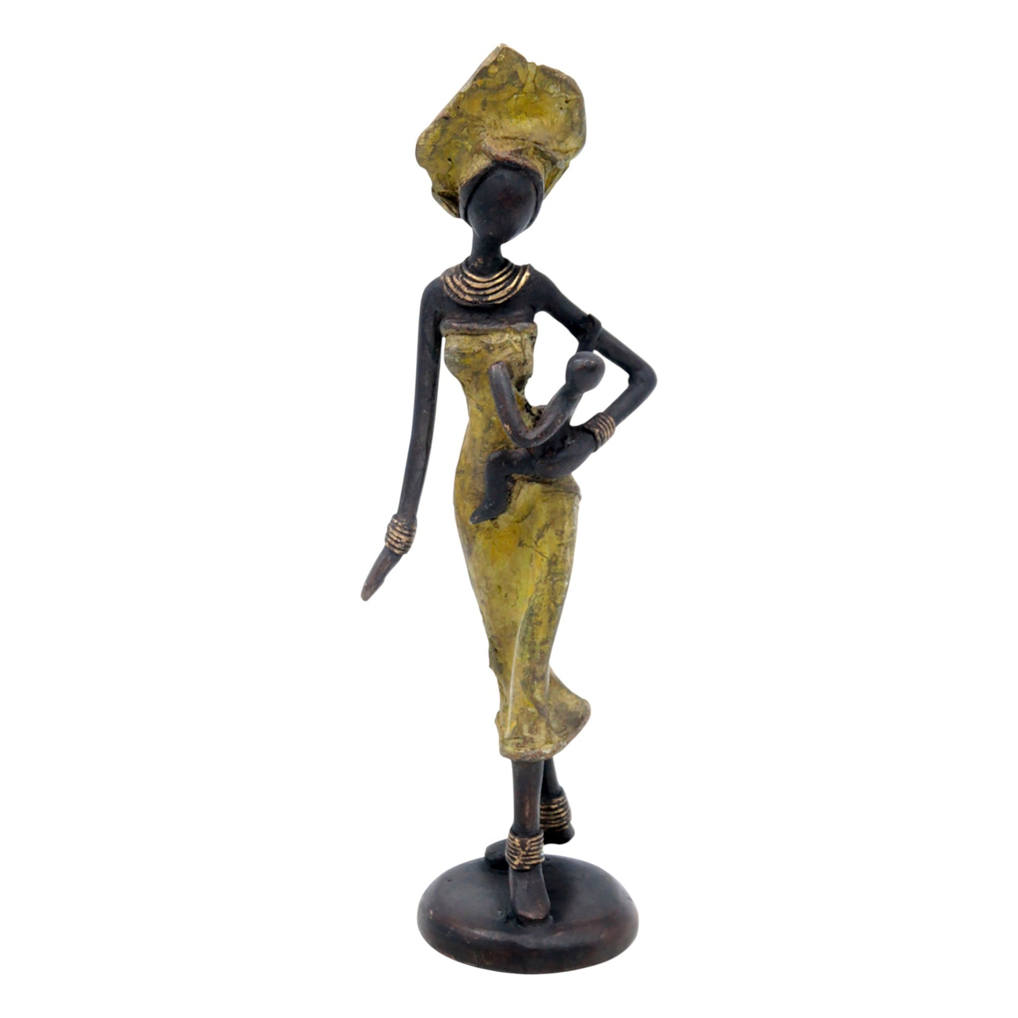 Bronze 25 cm vert n°25