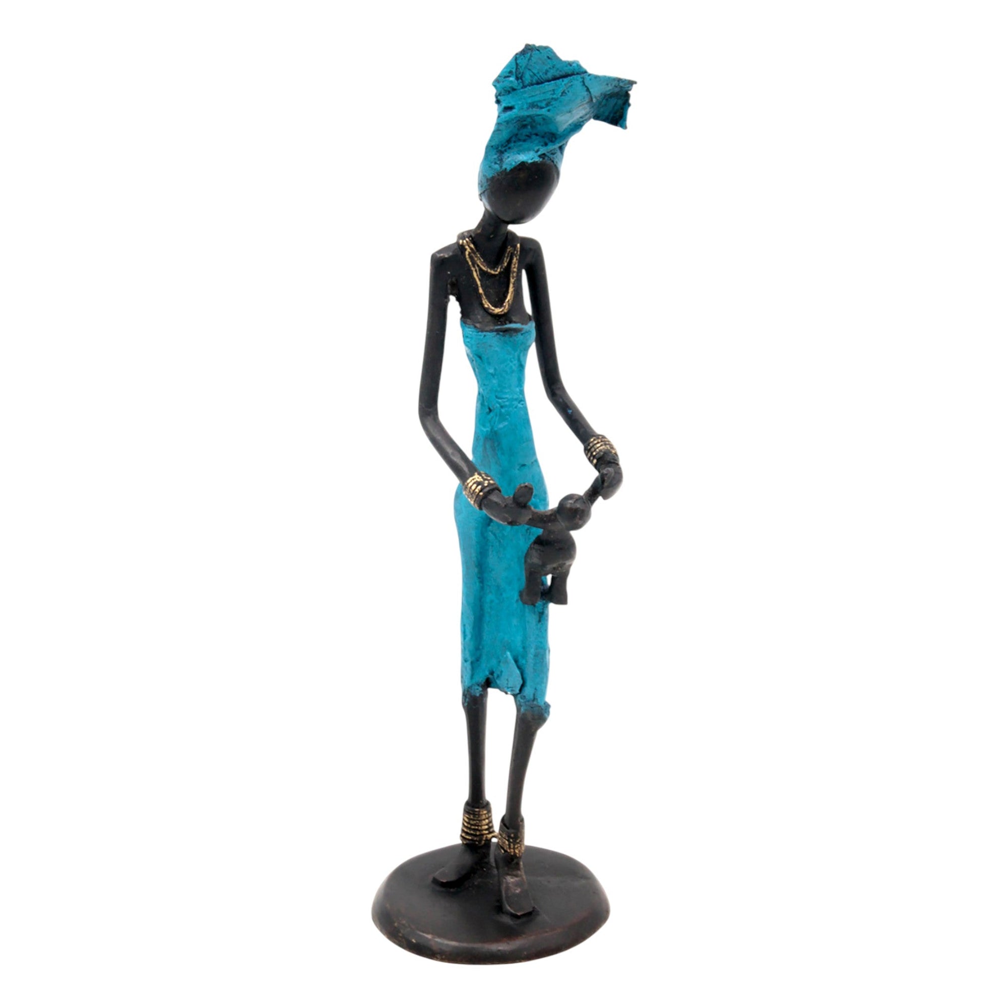 Bronze 25 cm bleu n°11