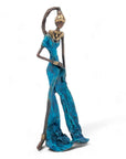 Bronze 35 cm bleu n°15