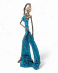 Bronze 35 cm bleu n°15
