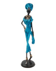 Bronze 35 cm bleu n°19