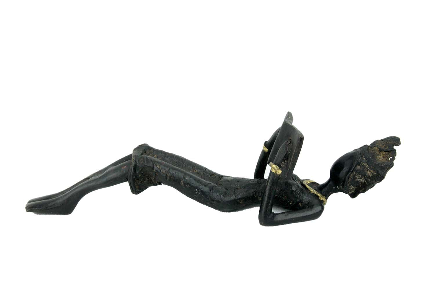 Bronze allongé 20 cm noir n°4 Bronzes d'Afrique
