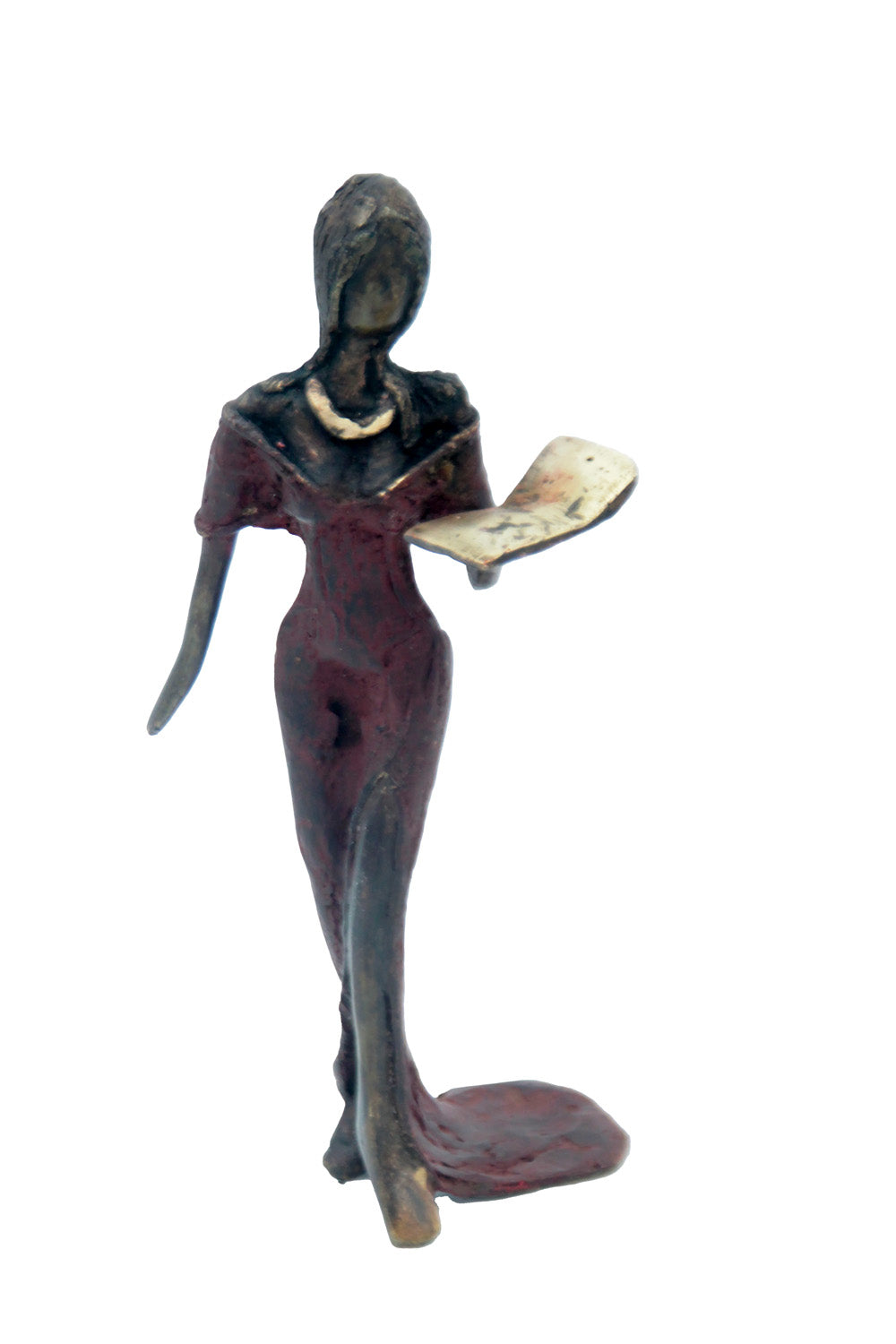 Bronze 20 cm rouge n°10 Bronzes d'Afrique