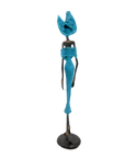 Bronze 55 cm bleu n°1