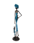 Bronze 55 cm bleu n°2
