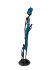 Bronze 55 cm bleu n°2