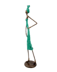 Bronze 55 cm turquoise n°3