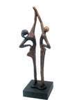 Bronze la flamme 45 cm marron n°1 Bronzes d'Afrique