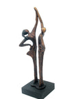 Bronze la flamme 45 cm marron n°1 Bronzes d'Afrique