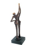 Bronze la flamme 45 cm marron n°1 Bronzes d'Afrique