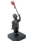 Bronze Ballon 38 cm marron n°2 Bronzes d'Afrique