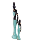 Bronze Mohamadi Dermé 20 cm turquoise n°3