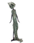 Bronze sans socle 55 cm vert et marron n°1 Bronzes d'Afrique