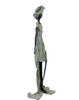 Bronze sans socle 55 cm vert et marron n°1 Bronzes d'Afrique