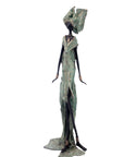 Bronze sans socle 55 cm vert et marron n°1 Bronzes d'Afrique
