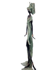 Bronze sans socle 55 cm vert et marron n°1 Bronzes d'Afrique