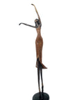 Bronze danseuse 55 cm marron n°1 Bronzes d'Afrique