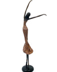 Bronze danseuse 55 cm marron n°1 Bronzes d'Afrique