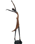 Bronze danseuse 55 cm marron n°1 Bronzes d'Afrique