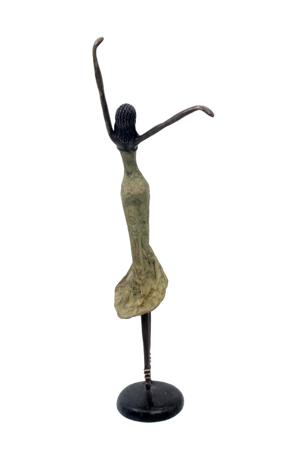 Bronze danseuse 55 cm vert n°1 Bronzes d'Afrique