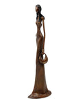 Bronze Issouf sans socle 55 cm marron n°1 Bronzes d'Afrique