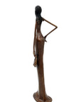 Bronze Issouf sans socle 55 cm marron n°1 Bronzes d'Afrique