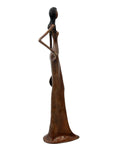 Bronze Issouf sans socle 55 cm marron n°1 Bronzes d'Afrique