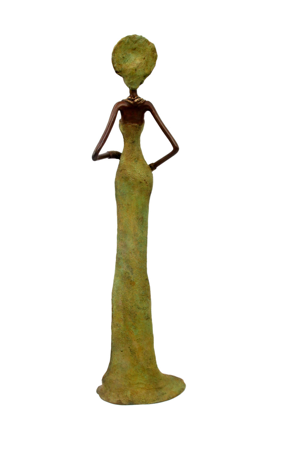 Bronze Issouf 55 cm vert n°1 Bronzes d'Afrique