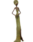 Bronze Issouf 55 cm vert n°1 Bronzes d'Afrique