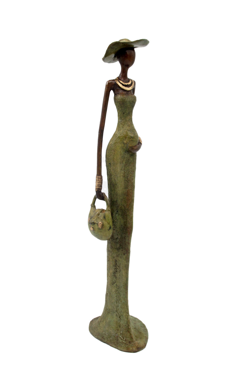 Bronze Issouf 55 cm vert n°4 Bronzes d'Afrique