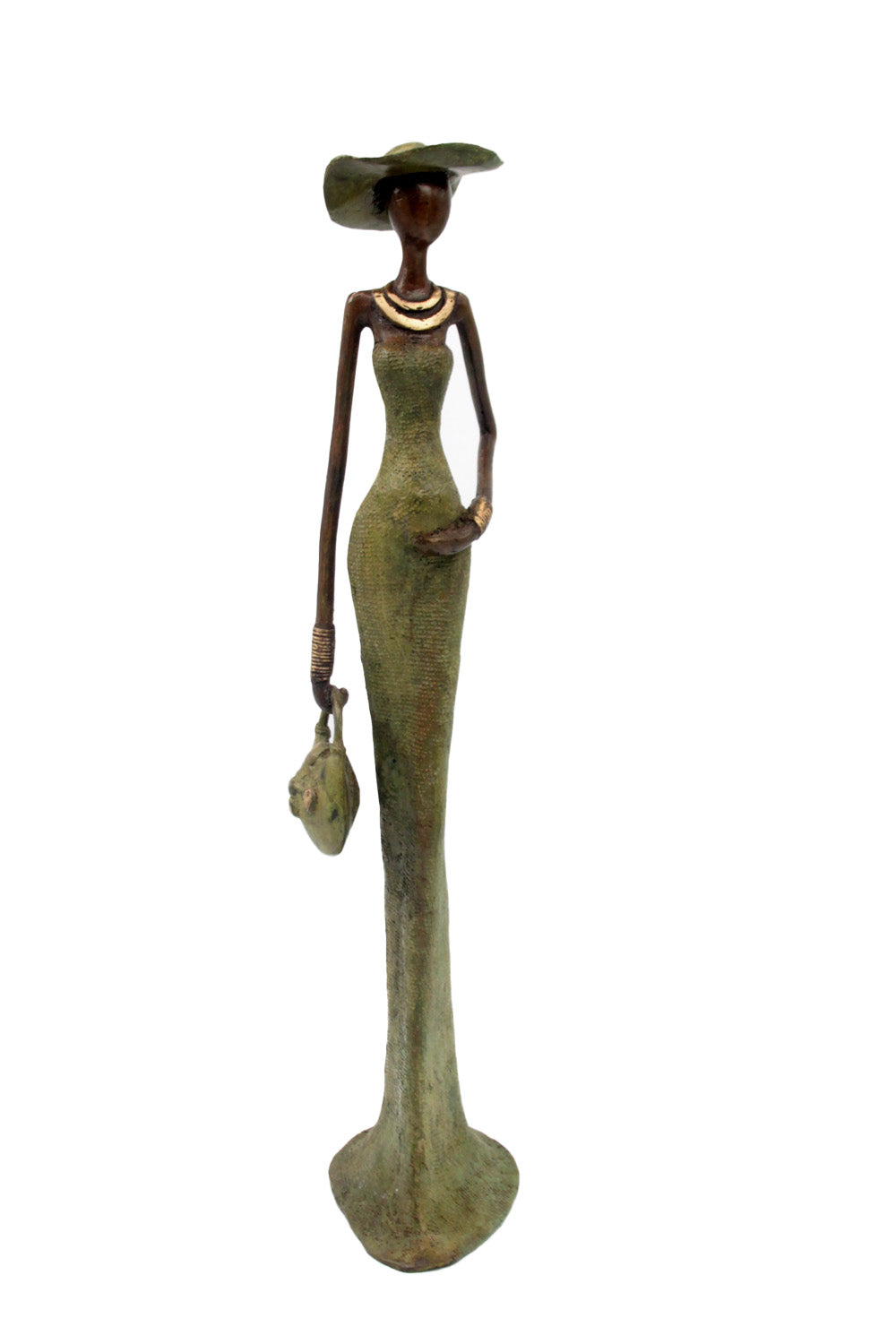 Bronze Issouf 55 cm vert n°4 Bronzes d'Afrique