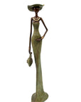 Bronze Issouf 55 cm vert n°4 Bronzes d'Afrique