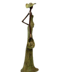 Bronze Issouf 55 cm vert n°4 Bronzes d'Afrique