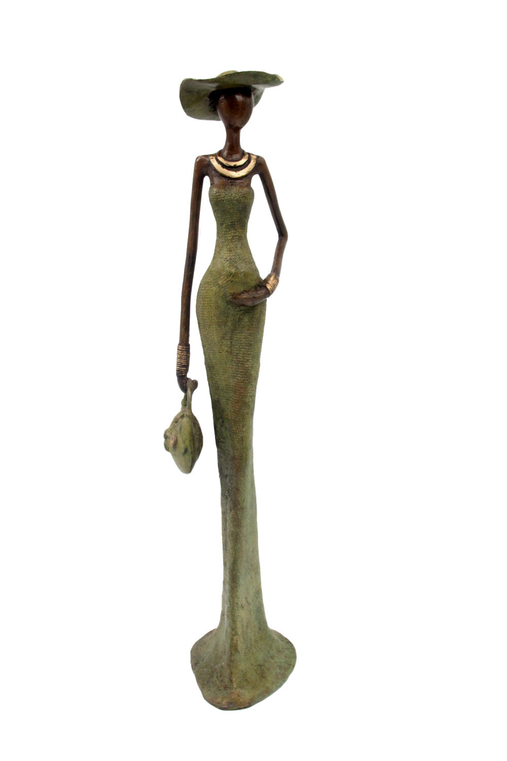 Bronze Issouf 55 cm vert n°4 Bronzes d'Afrique