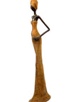 Bronze Issouf 55 cm orange n°2 Bronzes d'Afrique