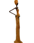 Bronze Issouf 55 cm orange n°2 Bronzes d'Afrique