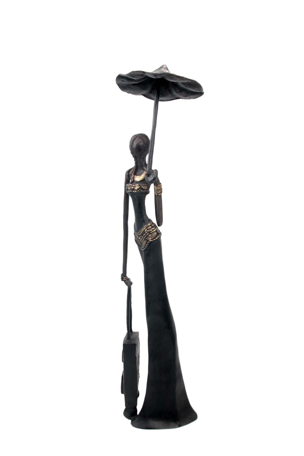 Bronze Issouf sans socle 55 cm noir n°1 Bronzes d'Afrique