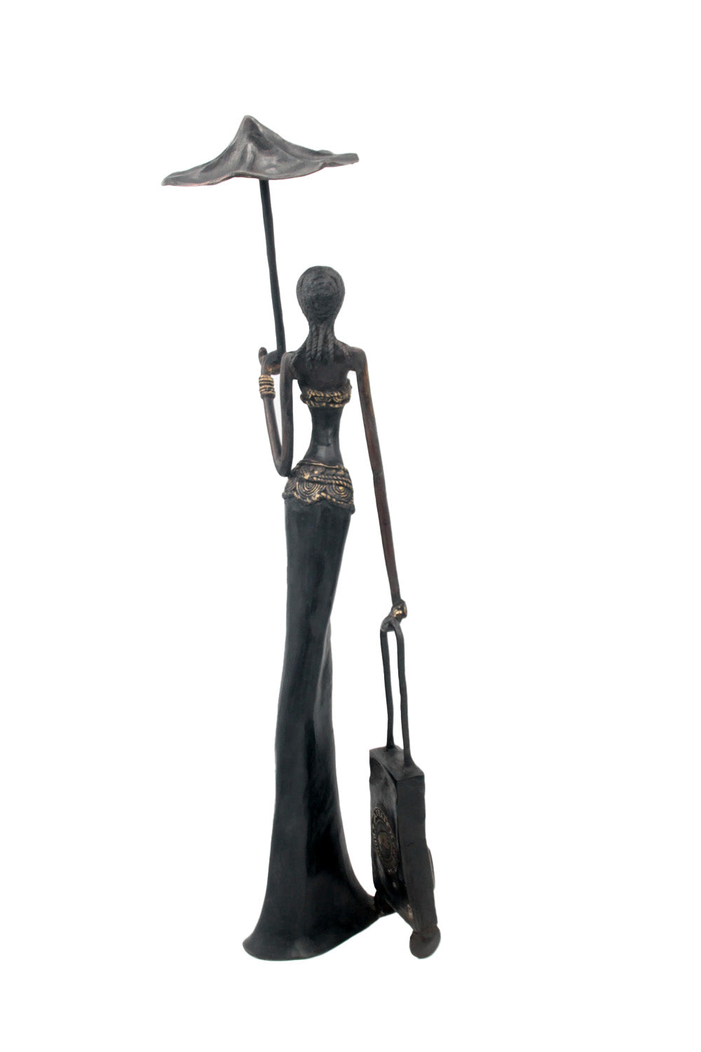 Bronze Issouf sans socle 55 cm noir n°1 Bronzes d'Afrique